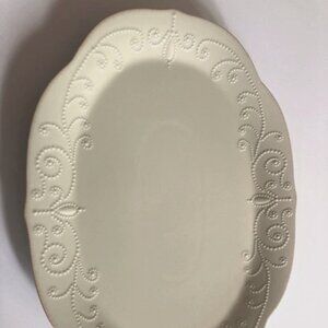 Lenox French Perle Oval Platter: Pistachio